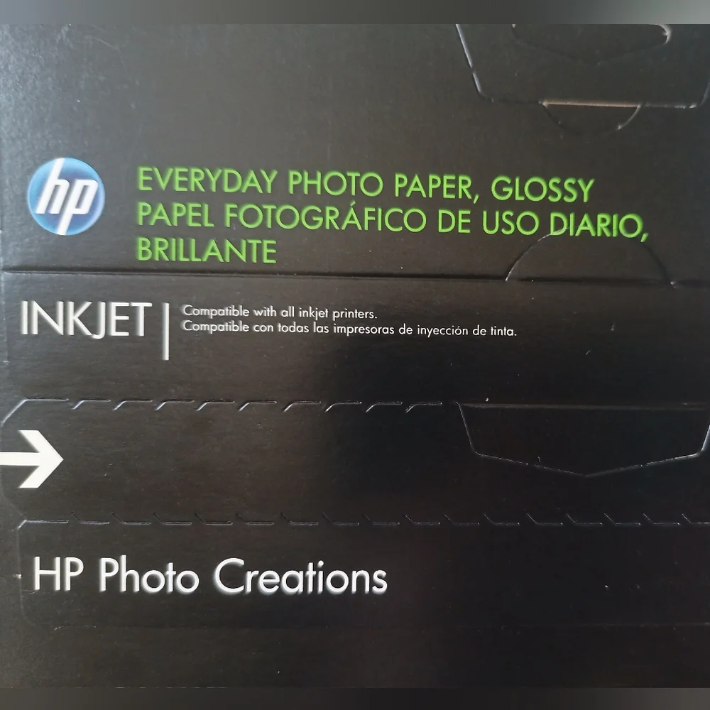 HP Everyday Photo Paper, Glossy, Q8723A, 2 NIB packs (50 sheets each)